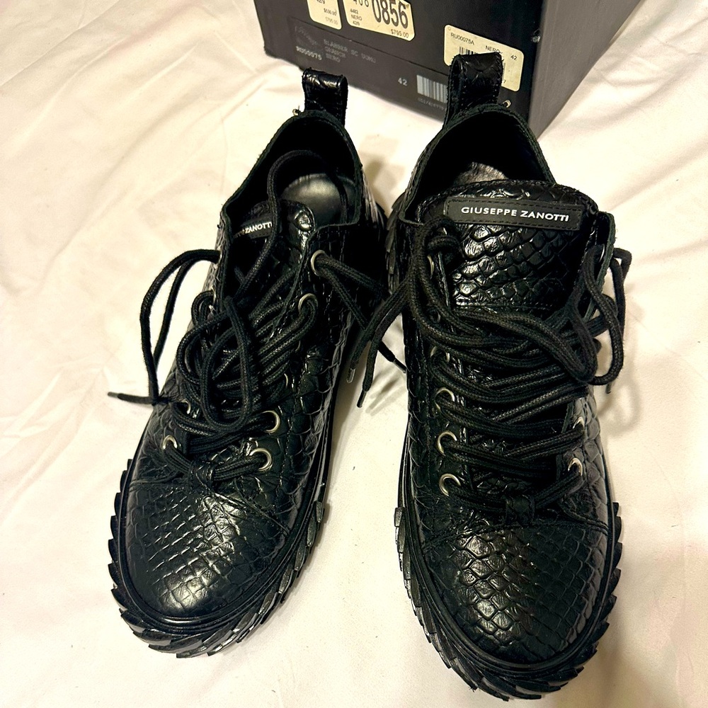Giuseppe Zanorti sneaker men Black color size Nero 42